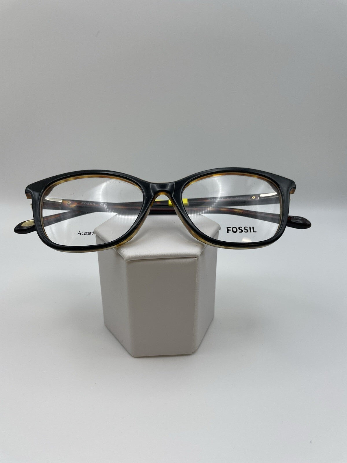 FOSSIL Brand FOS 7081 Model 50 Eye Black/Tortoise- NEW