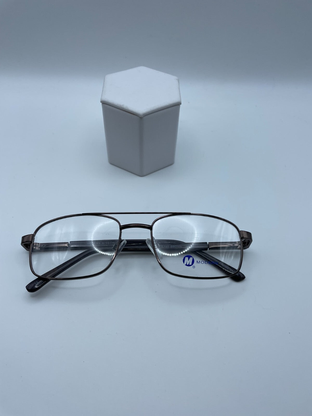 Modern Optical Brand Mission Model 54 Eye Brown NEW