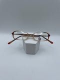 Modern Optical Brand Speckle Model 46 Eye Brown NEW