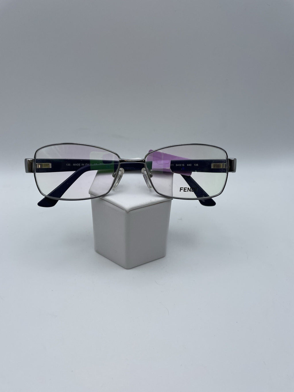 FENDI Brand F911 Model 54 Eye Silver BlueColor NEW