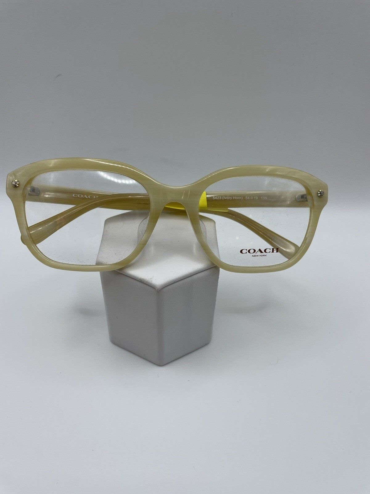 Coach Brand HC 6094F T Model 54 Eye Ivory Horn NEW
