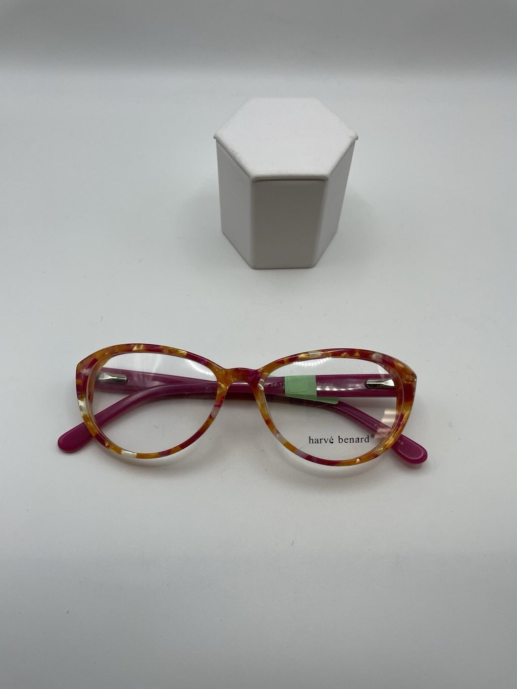 harvé benard Brand HB633 Model 54 Eye Pink Marble NEW￼