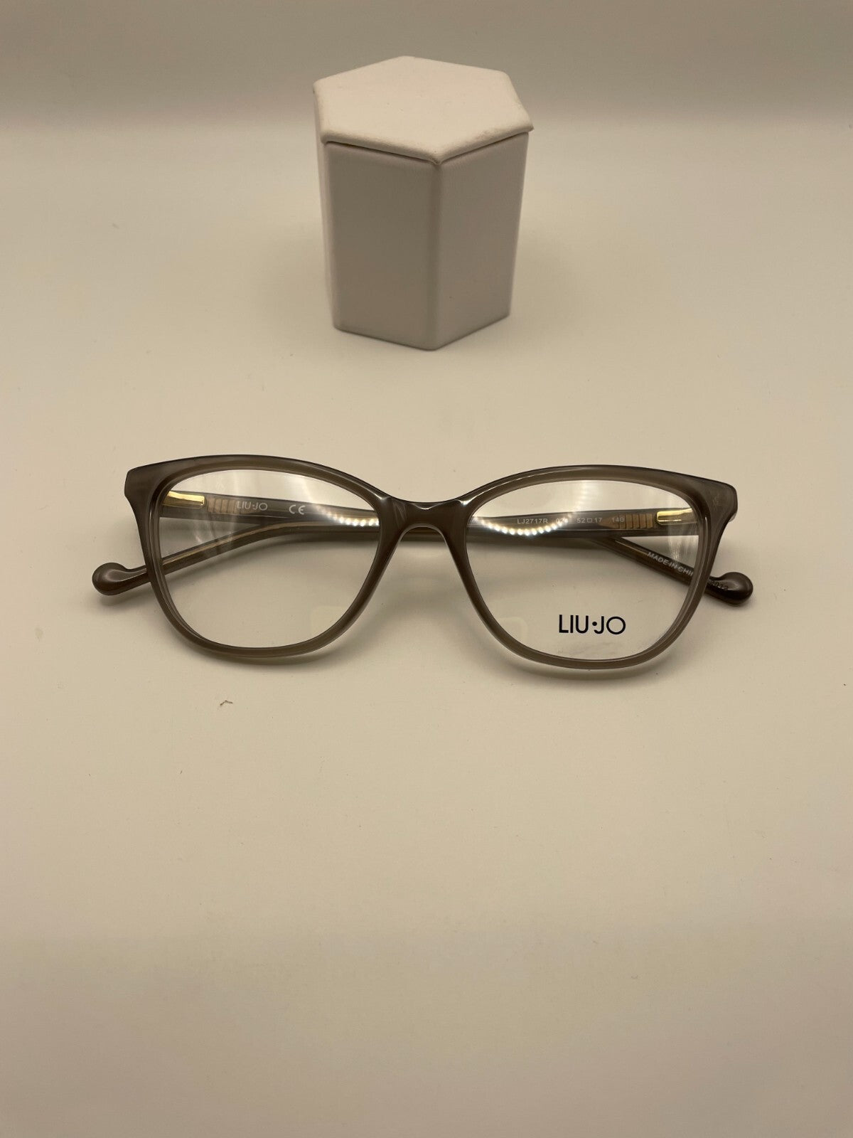 LIU•JO Brand LJ2717R Model 52 Eye Dark Gray / Crystal NEW