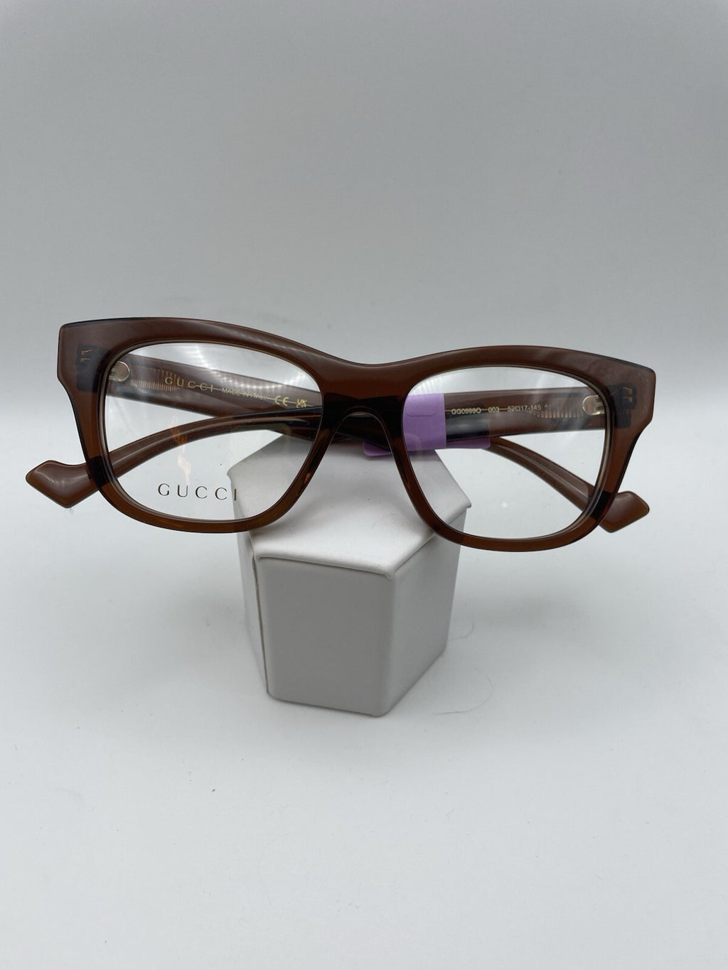 Gucci Brand GG0999O Model 52 Eye Brown NEW