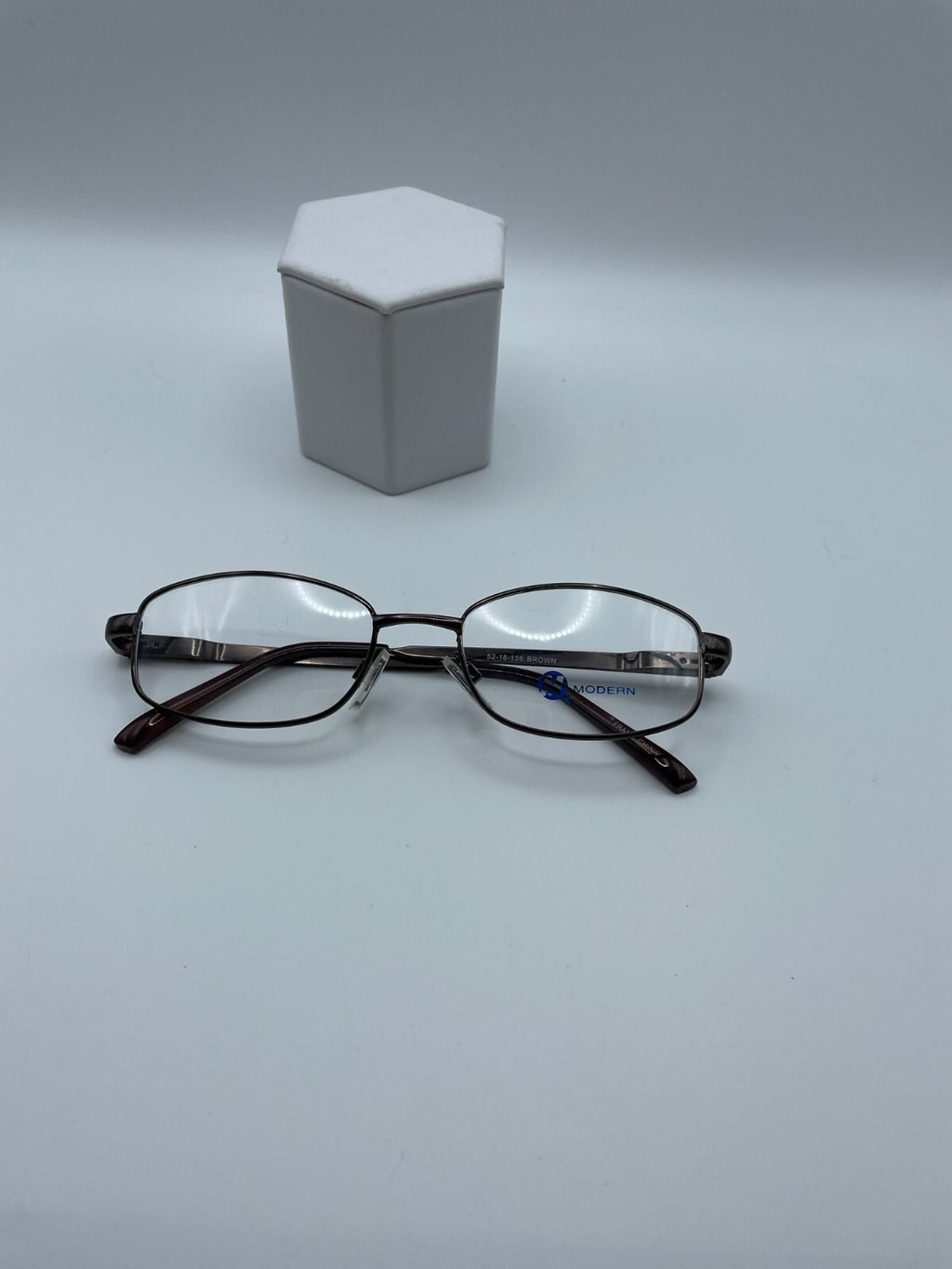 Modern Optical Brand Adele Model 52 Eye Brown NEW