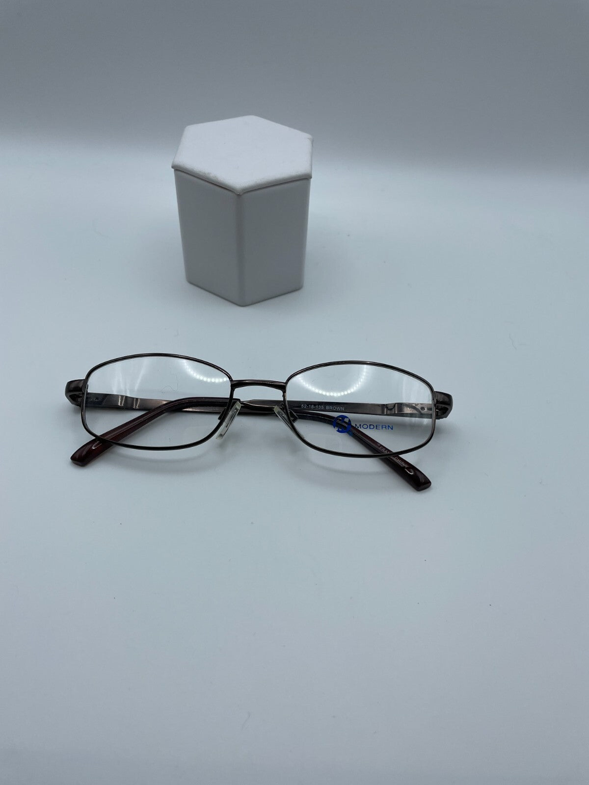 Modern Optical Brand Adele Model 52 Eye Brown NEW