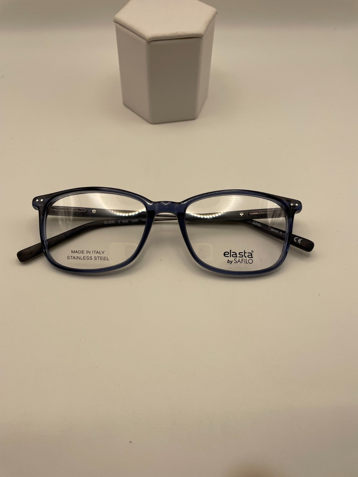 Elasta by Safilo Brand E1642 Model 51 Eye Blue Gray NEW