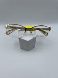 Zac Posen Brand Muriel Model 52 Eye Brass NEW