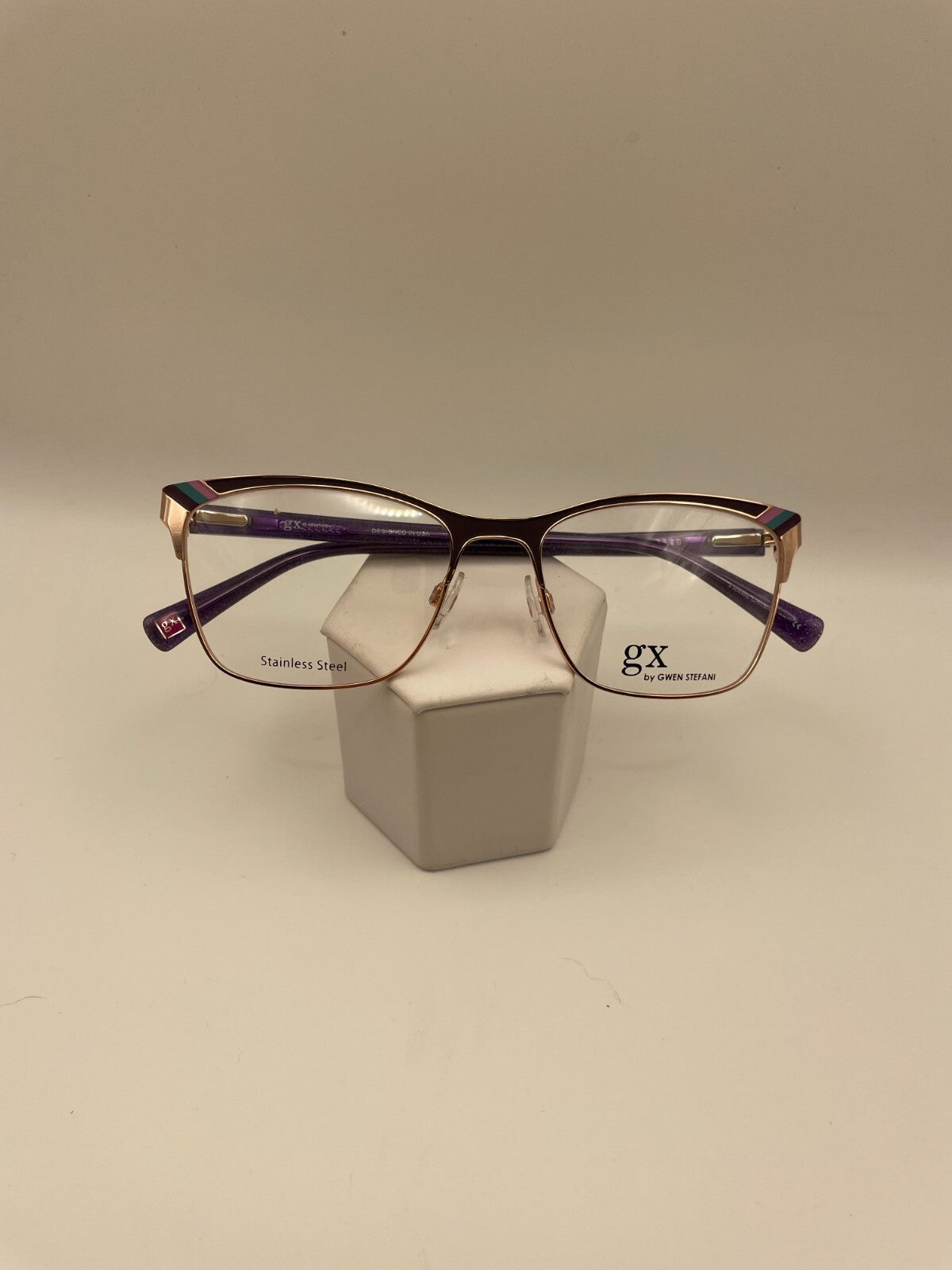 gx by GWEN STEFANI Brand GX102 Model 54 Eye Eggplant NEW