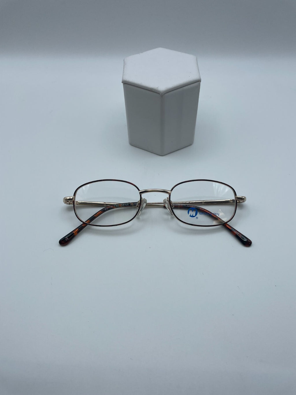 Modern Optical Brand Cheerful Model 44 Eye Demi Amber NEW