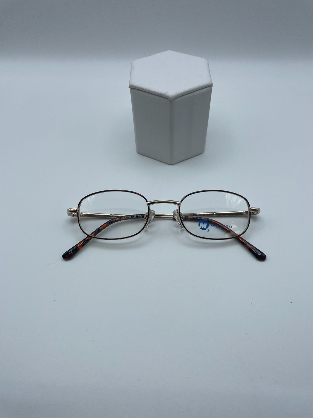 Modern Optical Brand Cheerful Model 44 Eye Demi Amber NEW