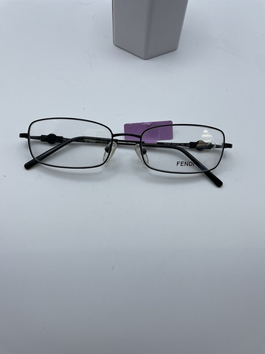 FENDI Brand F67QR Model 52 Eye Black Color NEW