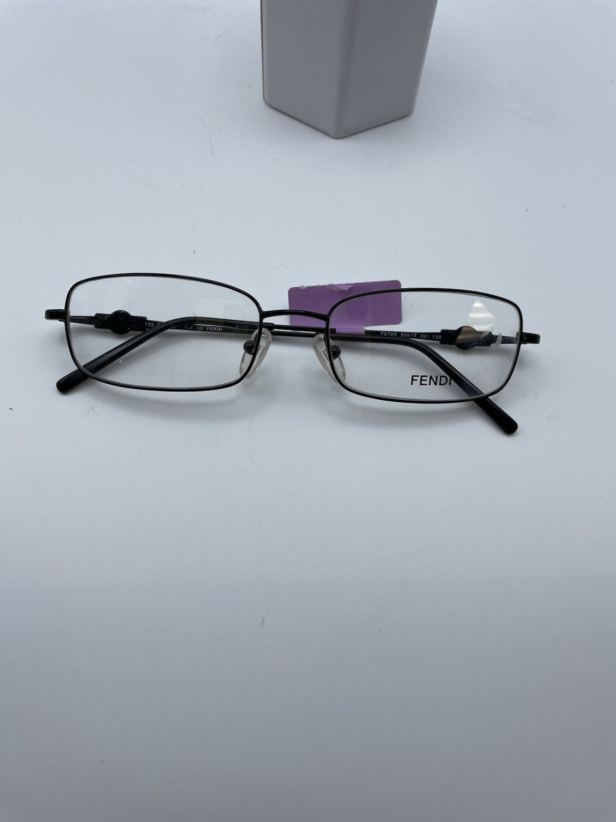 FENDI Brand F67QR Model 52 Eye Black Color NEW