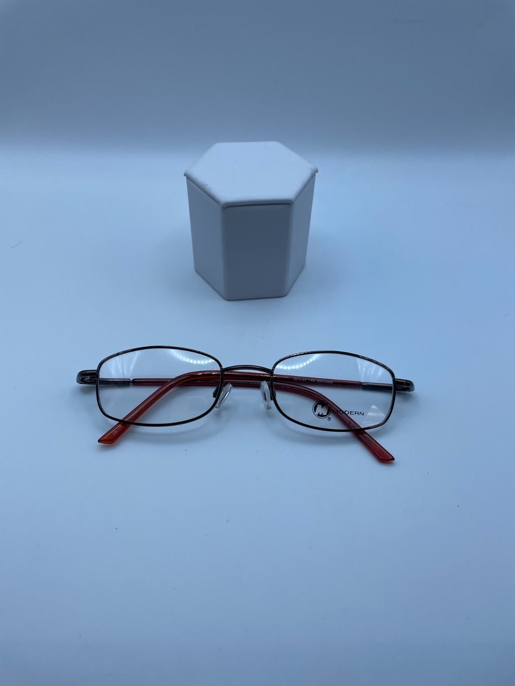 Modern Optical Brand Aries Model 50 Eye Brown NEW