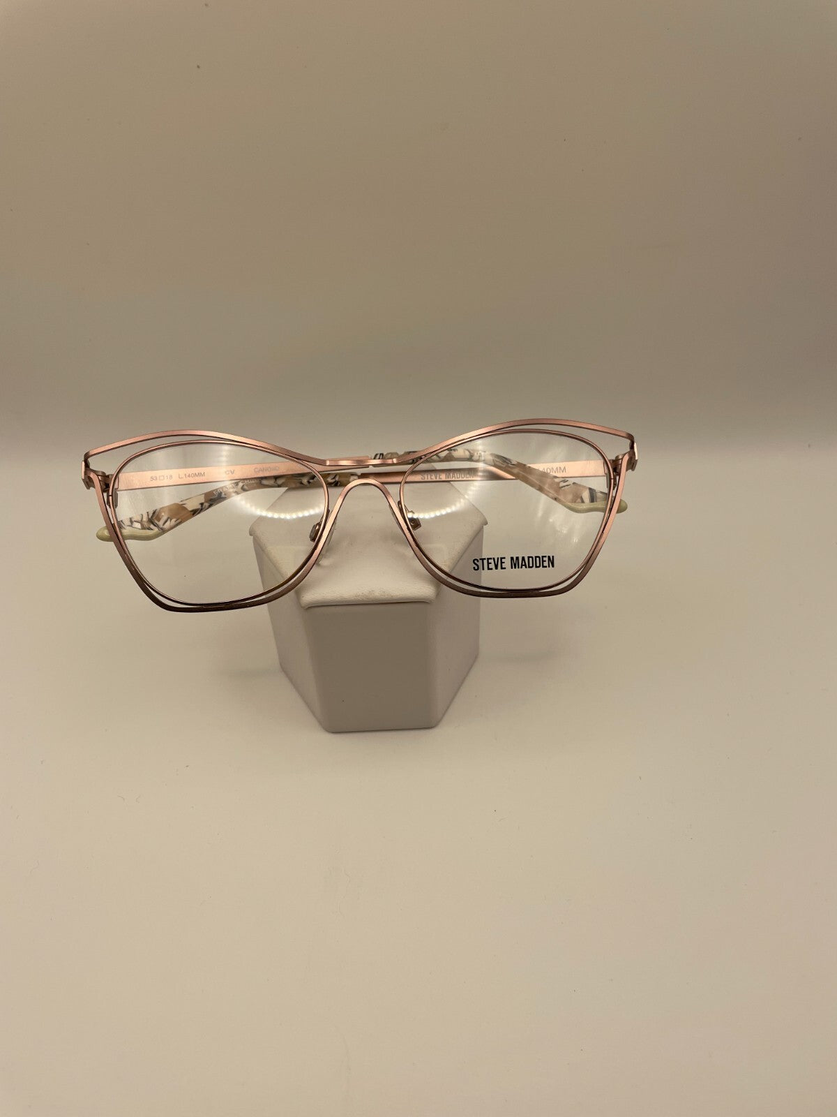 Steve Madden Brand Candiid Model 53 Eye Rose Gold NEW