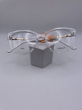 Enhance Brand 4532 Model 52 Eye Crystal/White NEW