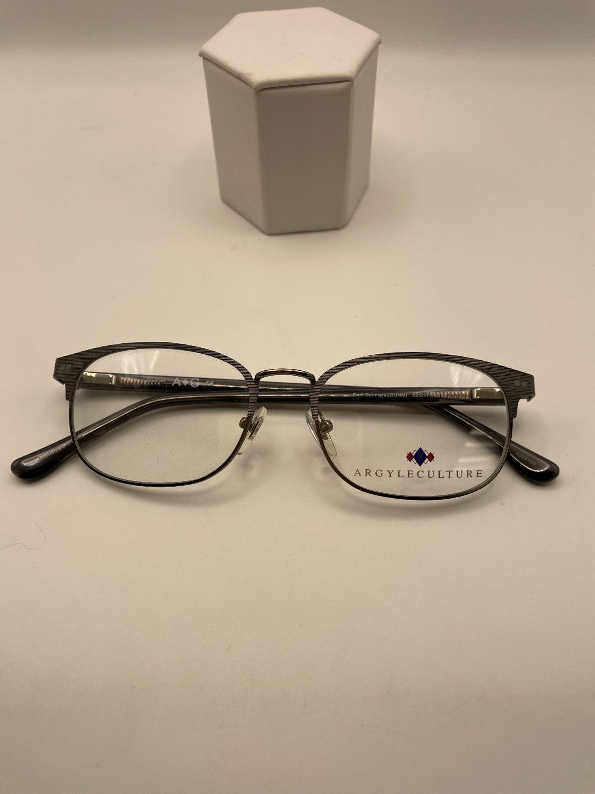 Argyleculture Brand Spencer Model 52 Eye Dark Gunmetal NEW