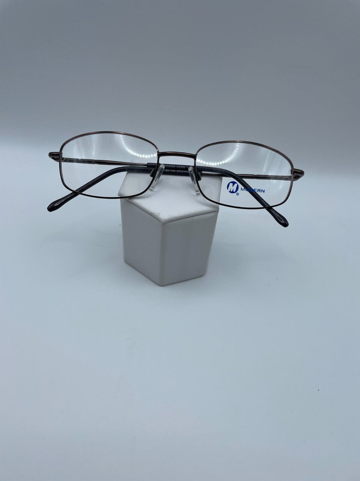 Modern Optical Brand Vern Model 54 Eye Brown NEW