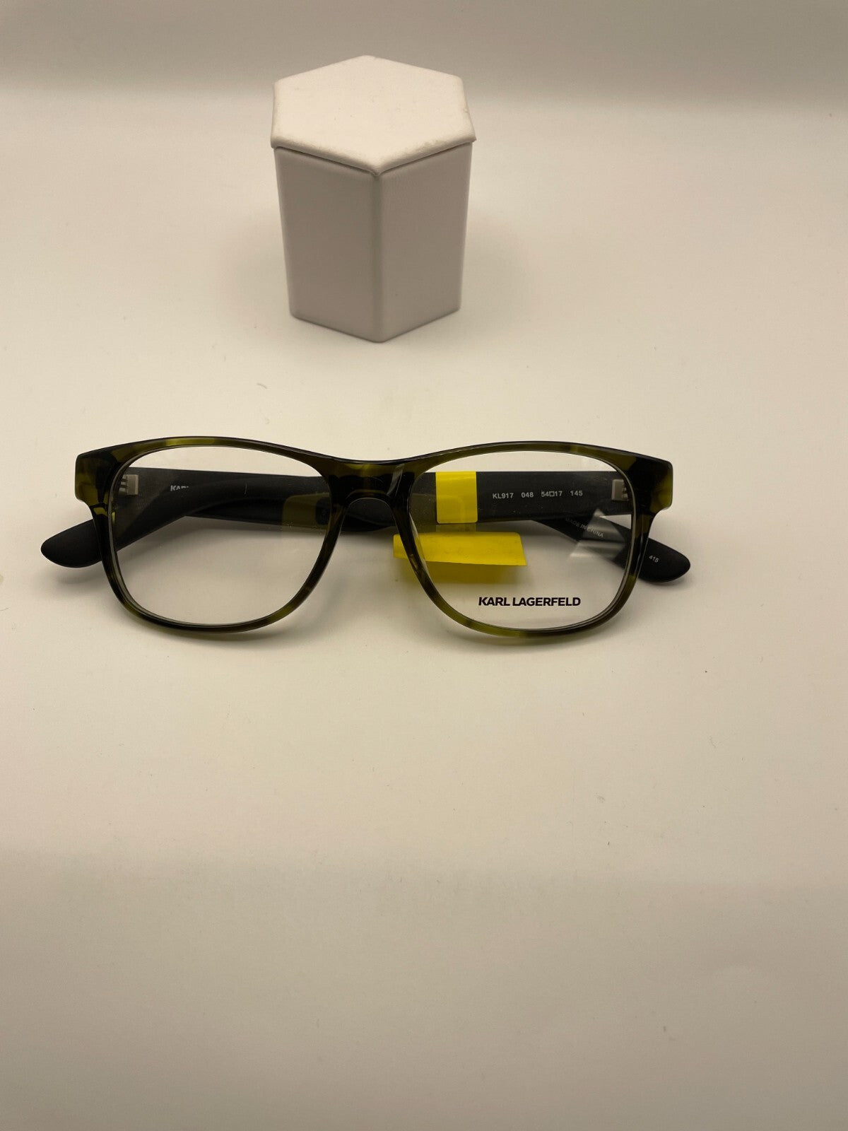 Karl Lagerfeld KL917 Model 54 Eye Striped Green NEW