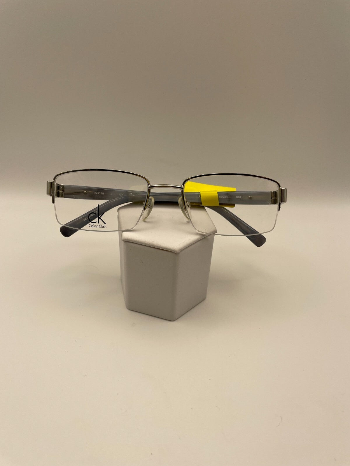 Calvin Klein Brand CK5380 Model 54 Eye Silver NEW