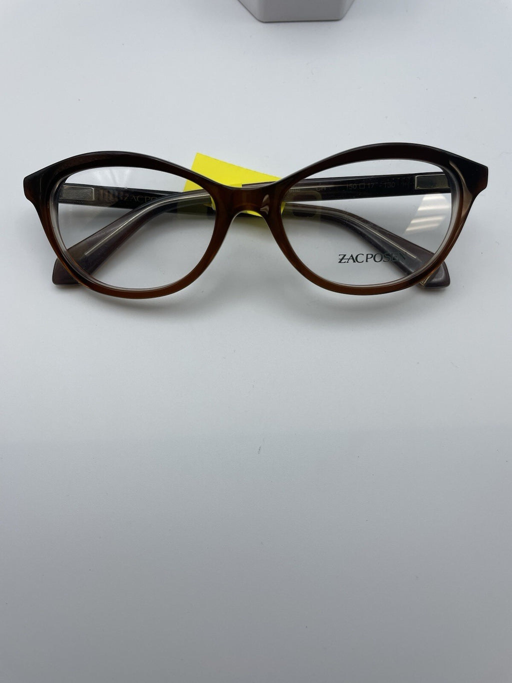 Zac Posen Brand Irene Model 50 Eye Chocolate NEW