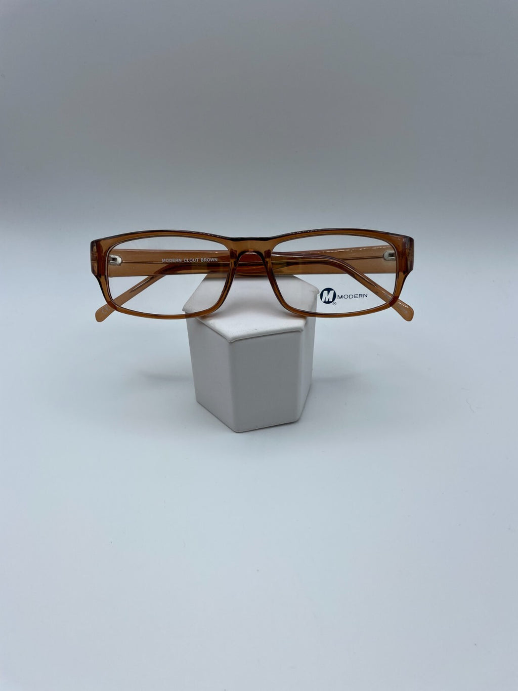 Modern Optical Brand Clout Model 53 Eye Brown NEW
