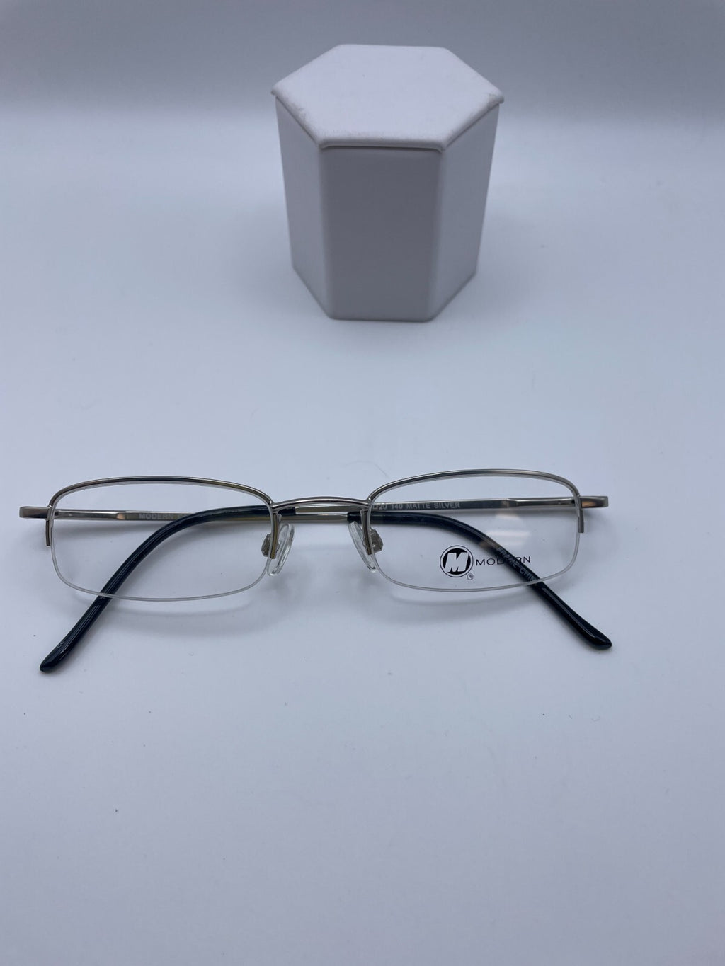Modern Optical Brand Capricorn Model 49 Eye Silver NEW