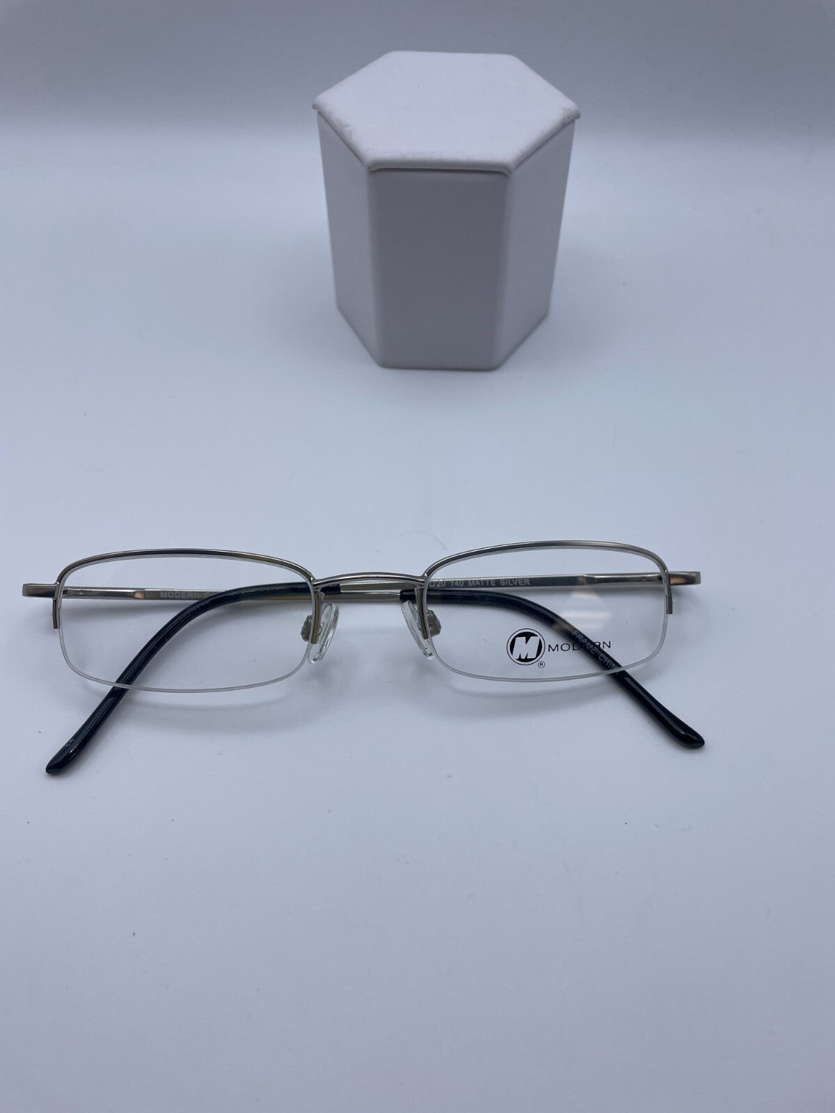 Modern Optical Brand Capricorn Model 49 Eye Silver NEW