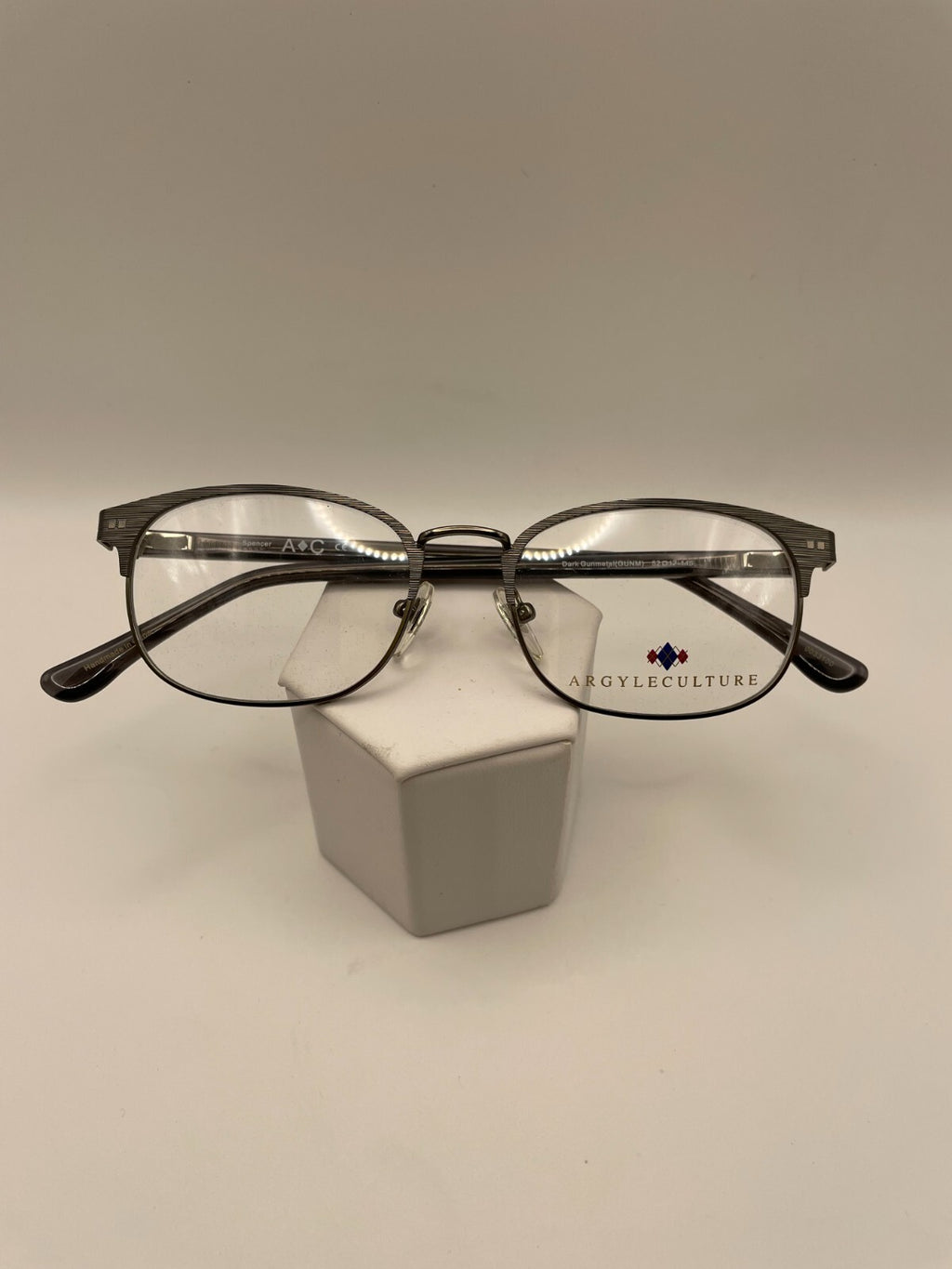Argyleculture Brand Spencer Model 52 Eye Dark Gunmetal NEW