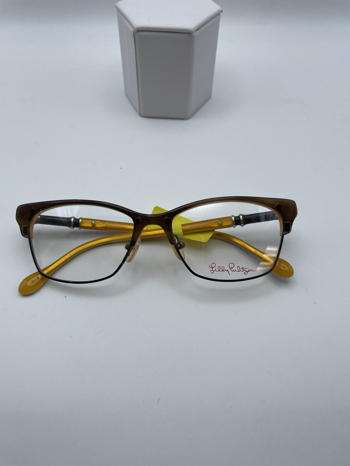Lily Pulitzer Brand Ashby Model 50 Eye Tortoise Mandarin NEW