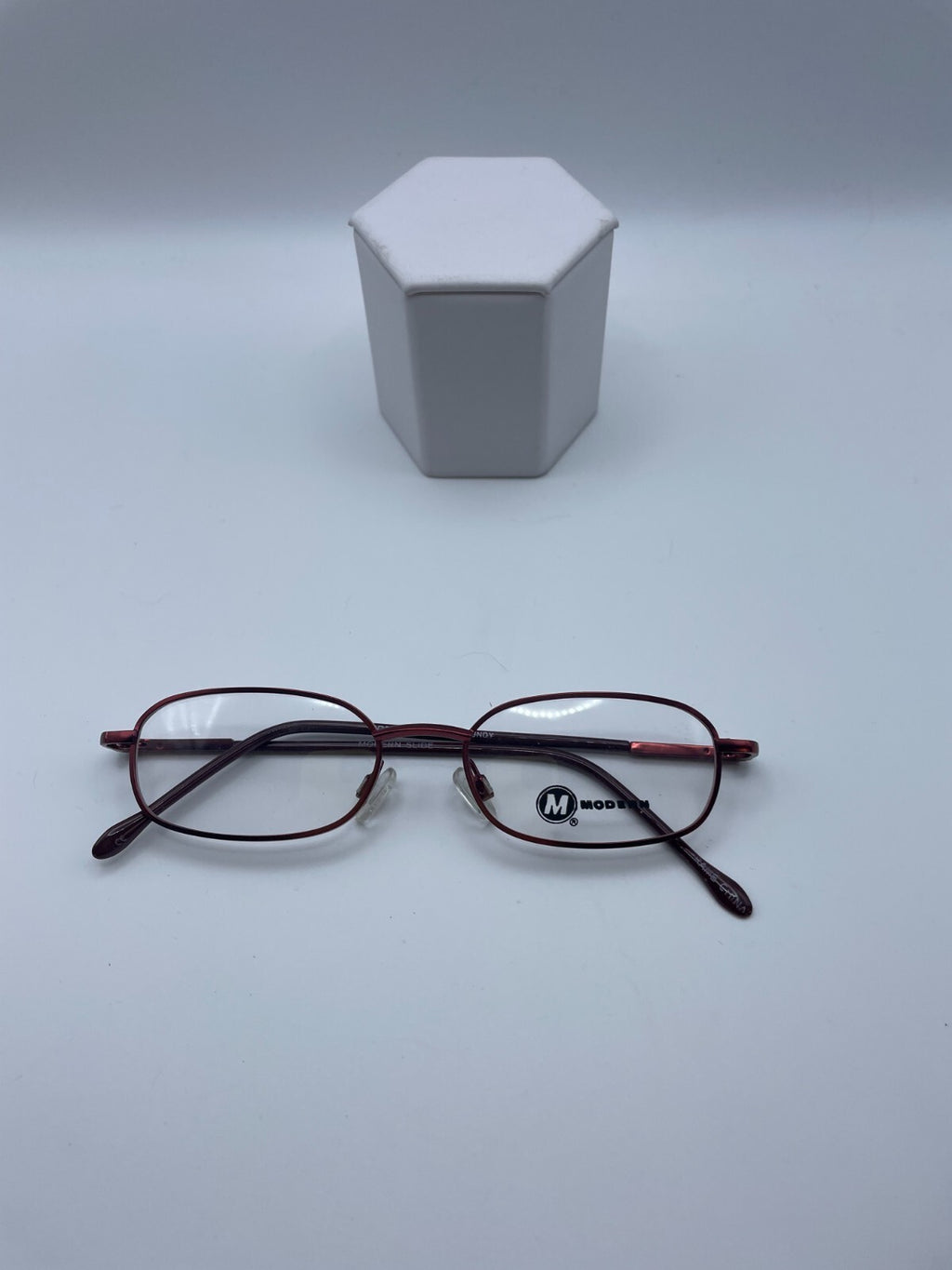 Modern Optical Brand Slide Model 48 Eye Burgundy NEW