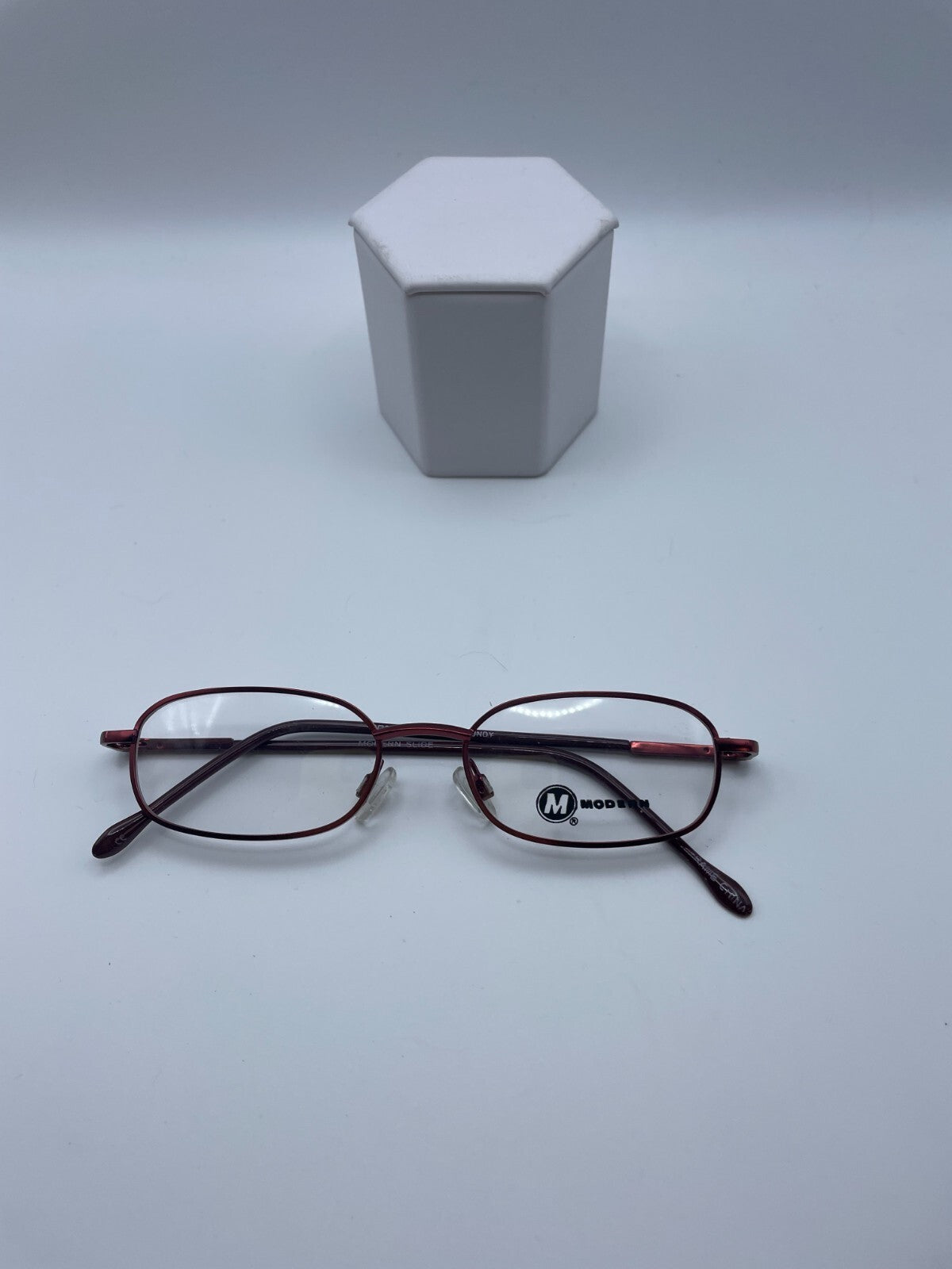Modern Optical Brand Slide Model 48 Eye Burgundy NEW