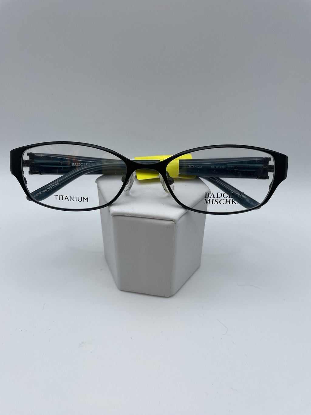 Badgley Mischka Brand Zoe Model 53 Eye Black NEW
