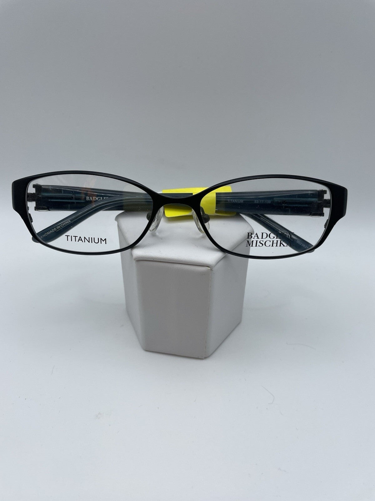Badgley Mischka Brand Zoe Model 53 Eye Black NEW
