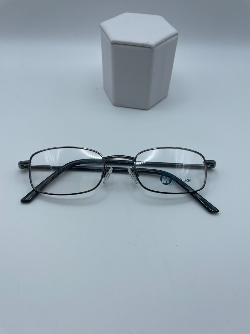 Modern Optical Brand Aries Model 48 Eye Gunmetal NEW