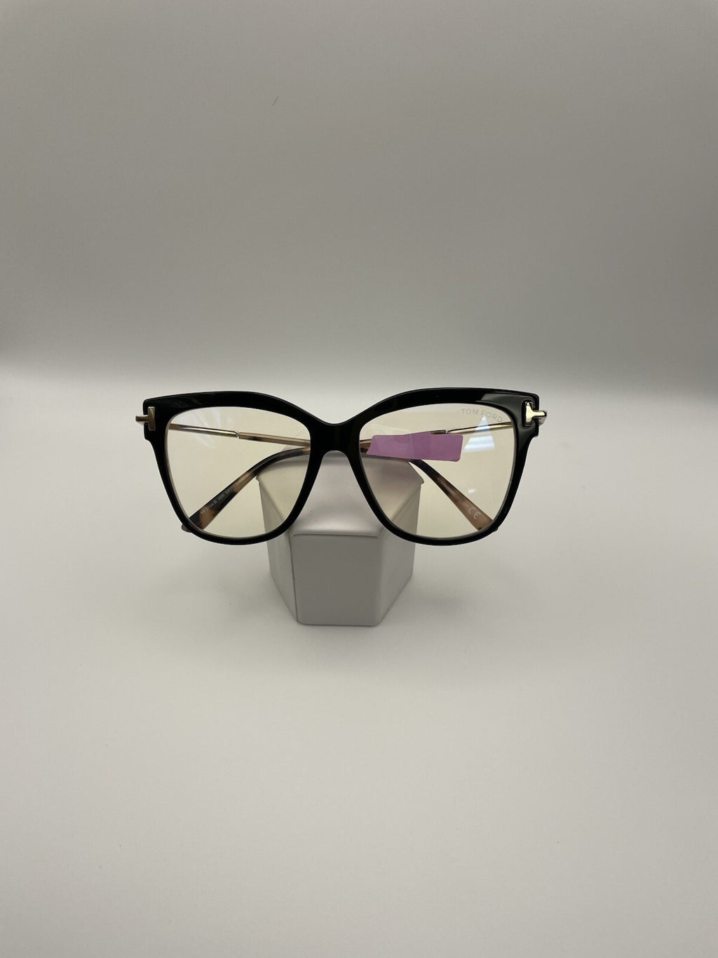 TOM FORD Brand TF 5704-B Model 54 Eye Black with Pink Havana NEW