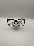 TOM FORD Brand TF 5704-B Model 54 Eye Black with Pink Havana NEW