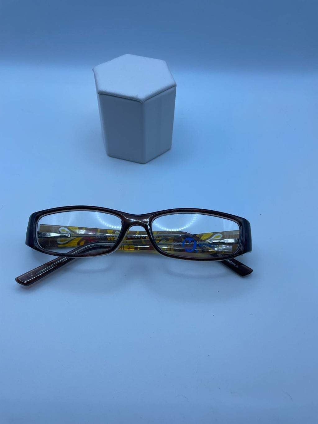 Modern Optical Brand Swirl Model 51 Eye Brown NEW