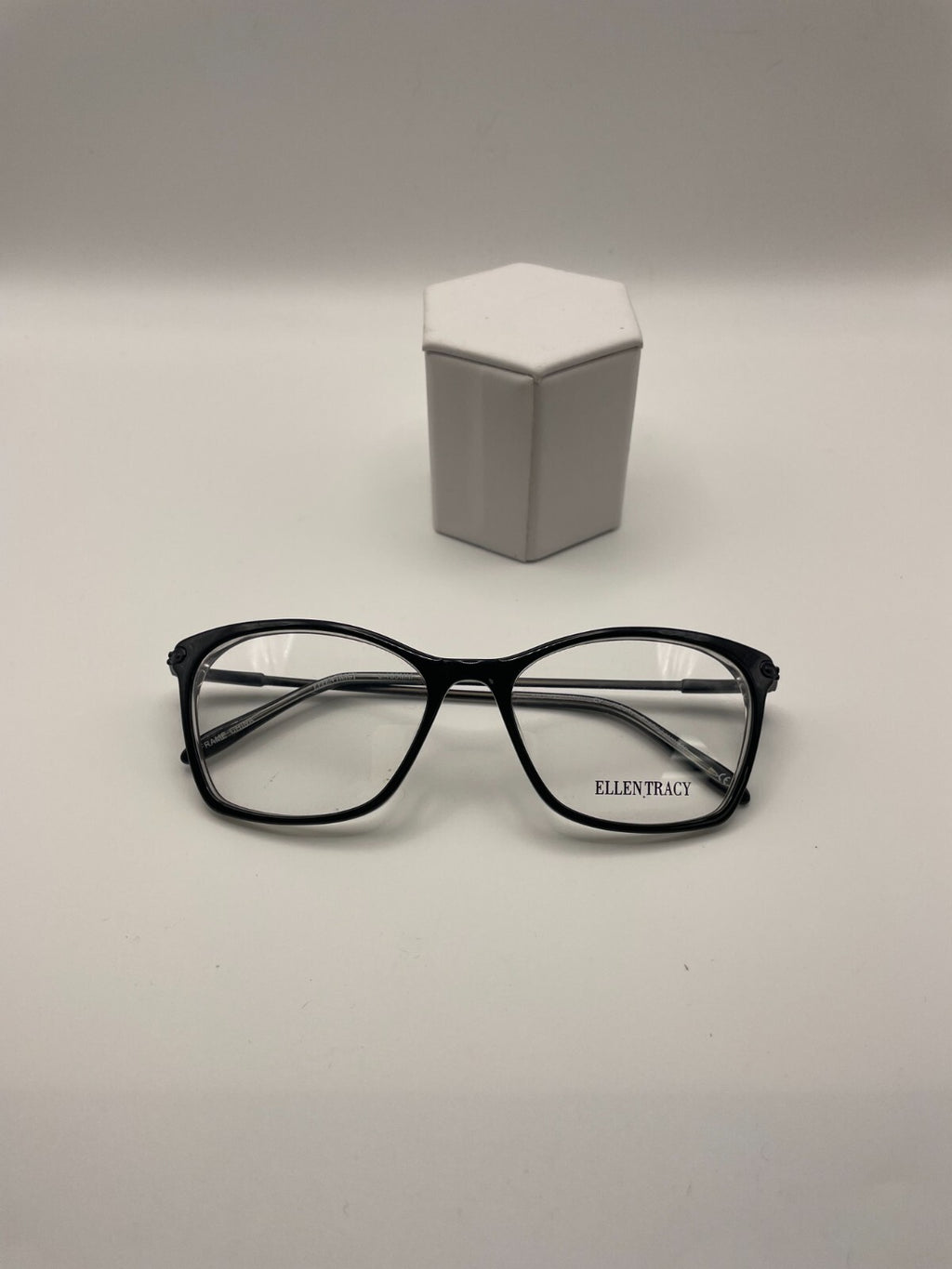 Ellen Tracy Brand Albury Model 53 Eye Black Laminate NEW
