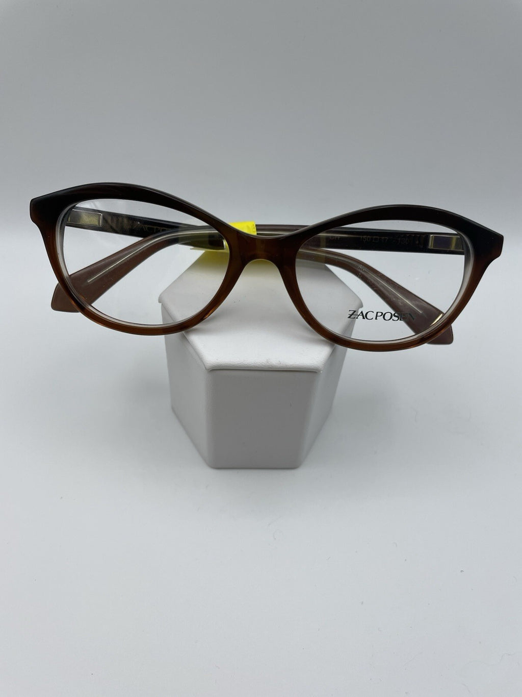 Zac Posen Brand Irene Model 50 Eye Chocolate NEW