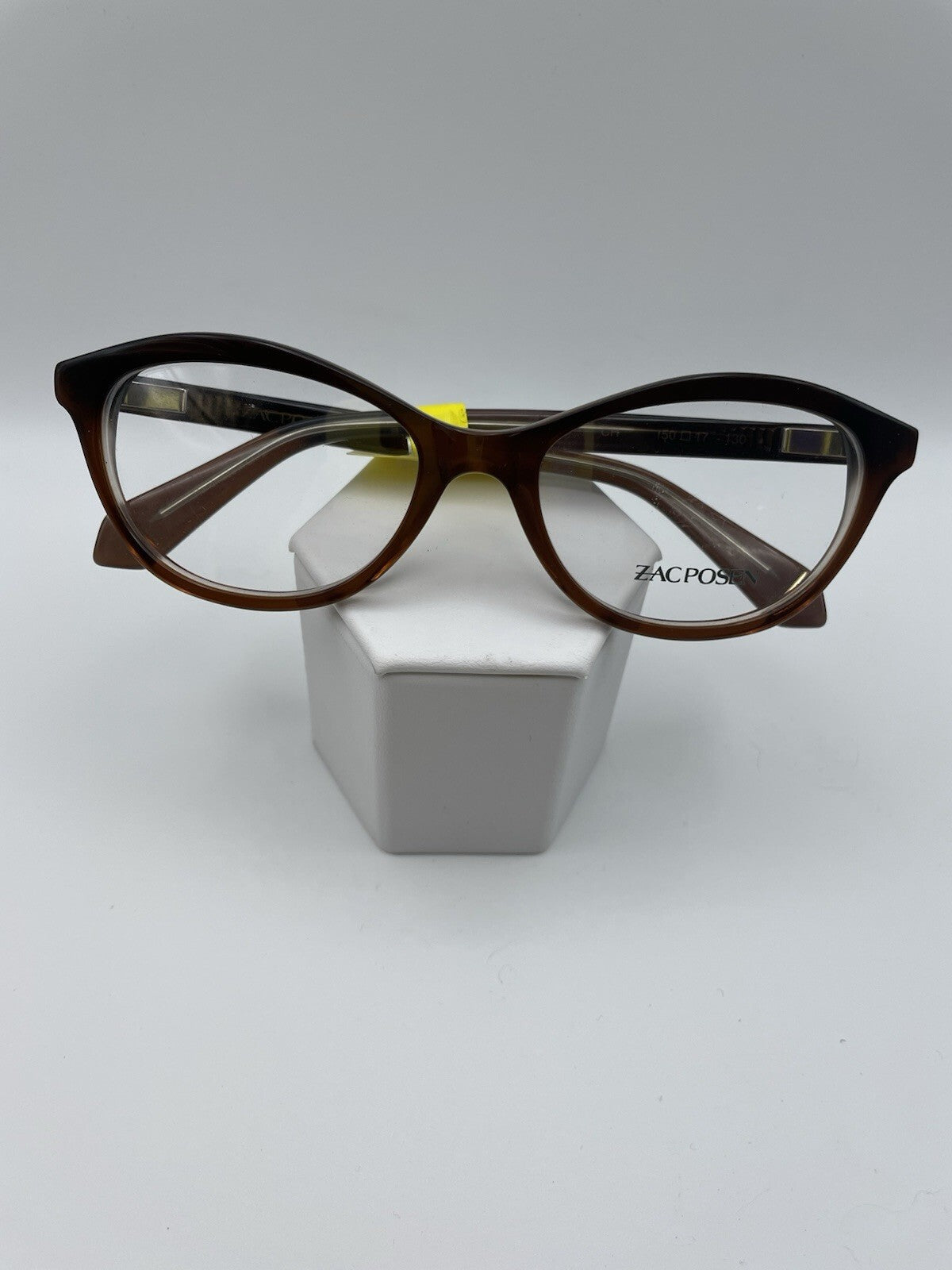Zac Posen Brand Irene Model 50 Eye Chocolate NEW