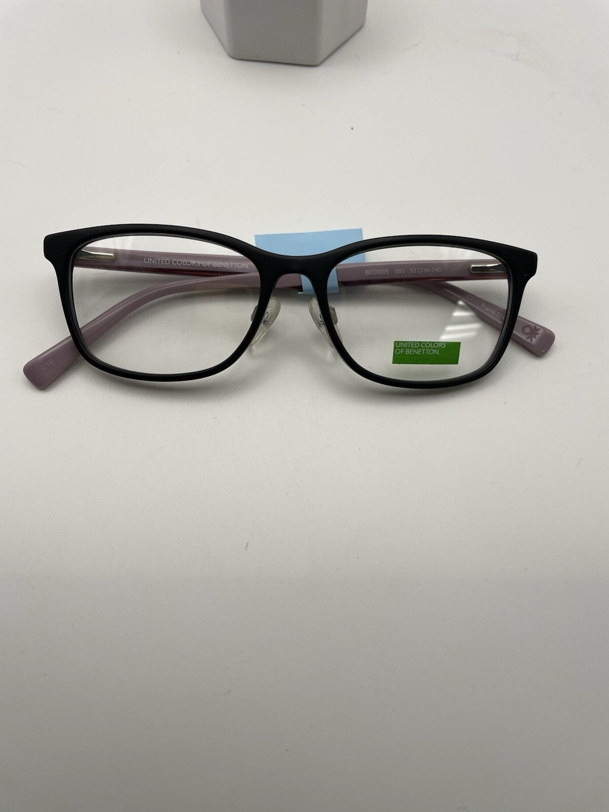 United Colors Of Benetton Brand BEO1005 Model 52 Eye Black /Purple NEW