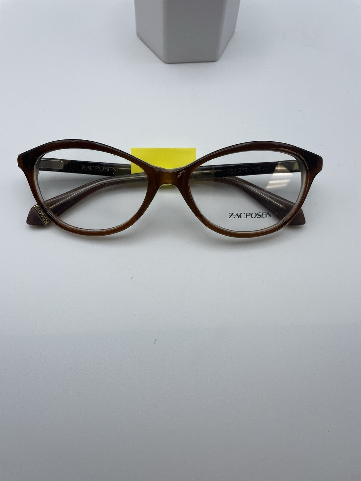 Zac Posen Brand Irene Model 52 Eye Chocolate NEW