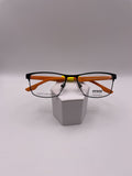 CROCS Eyewear Brand CF3123 Model 53 Eye Black/Orange NEW