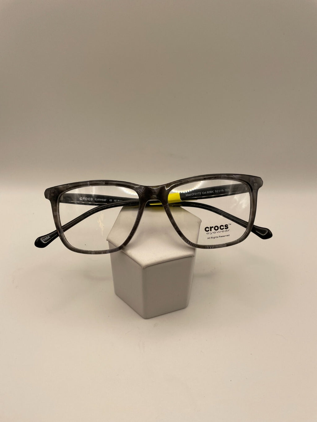 CROCS Eyewear Brand CF3172 Model 52 Eye Black NEW