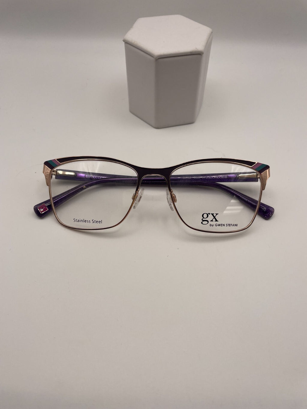 gx by GWEN STEFANI Brand GX102 Model 54 Eye Eggplant NEW