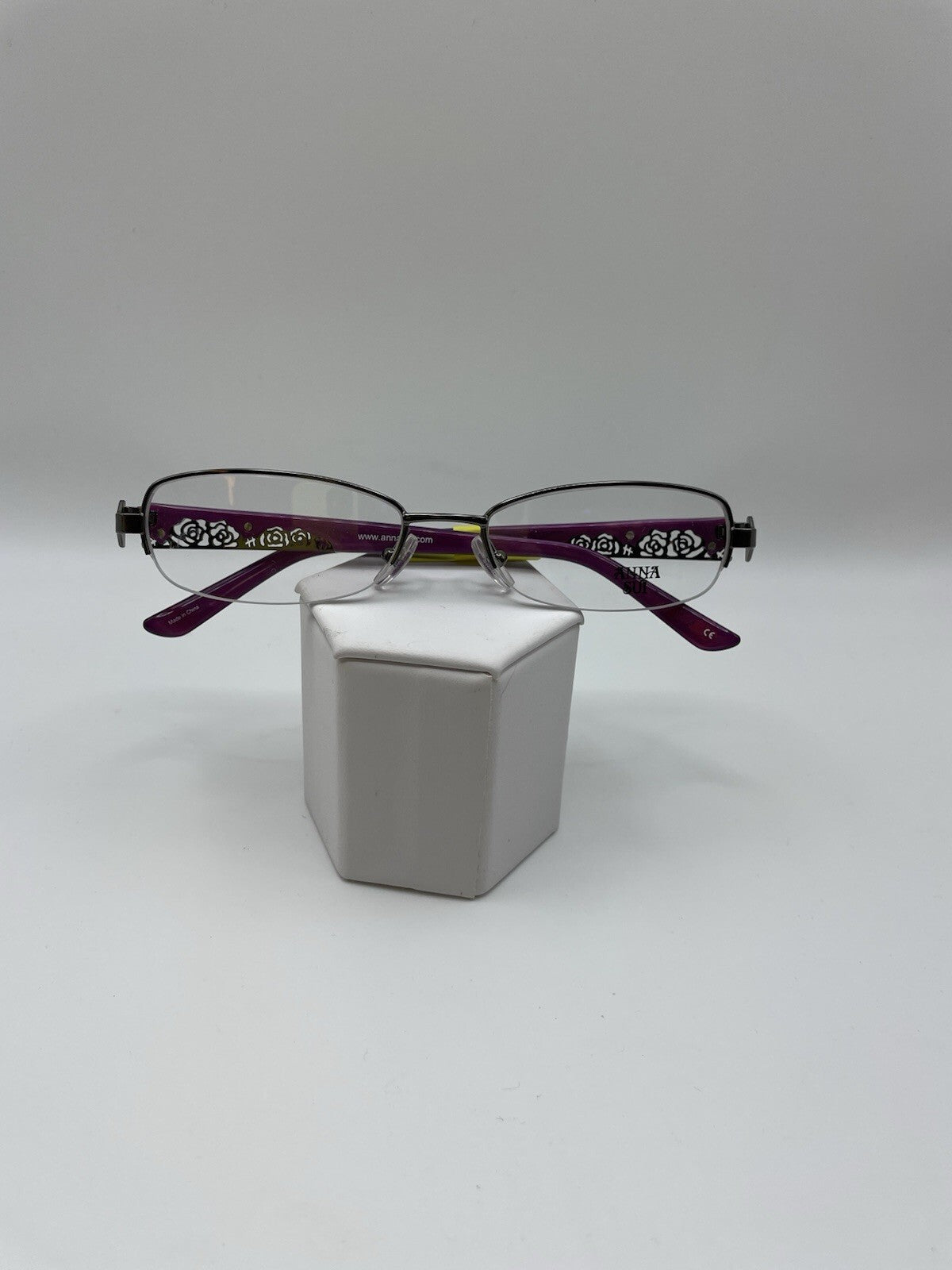 Anna Sui Brand AS193 Model 52 Eye Purple NEW