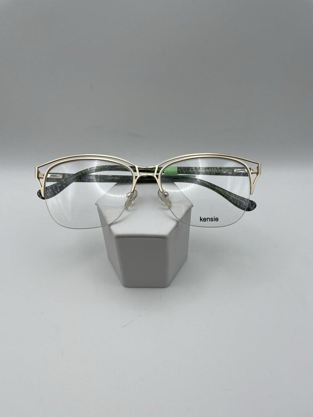 Kensie Brand Highlight Model 55 Eye Gold/Green NEW
