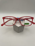 United Colors Of Benetton Brand BEO1005 Model 52 Eye Pink NEW