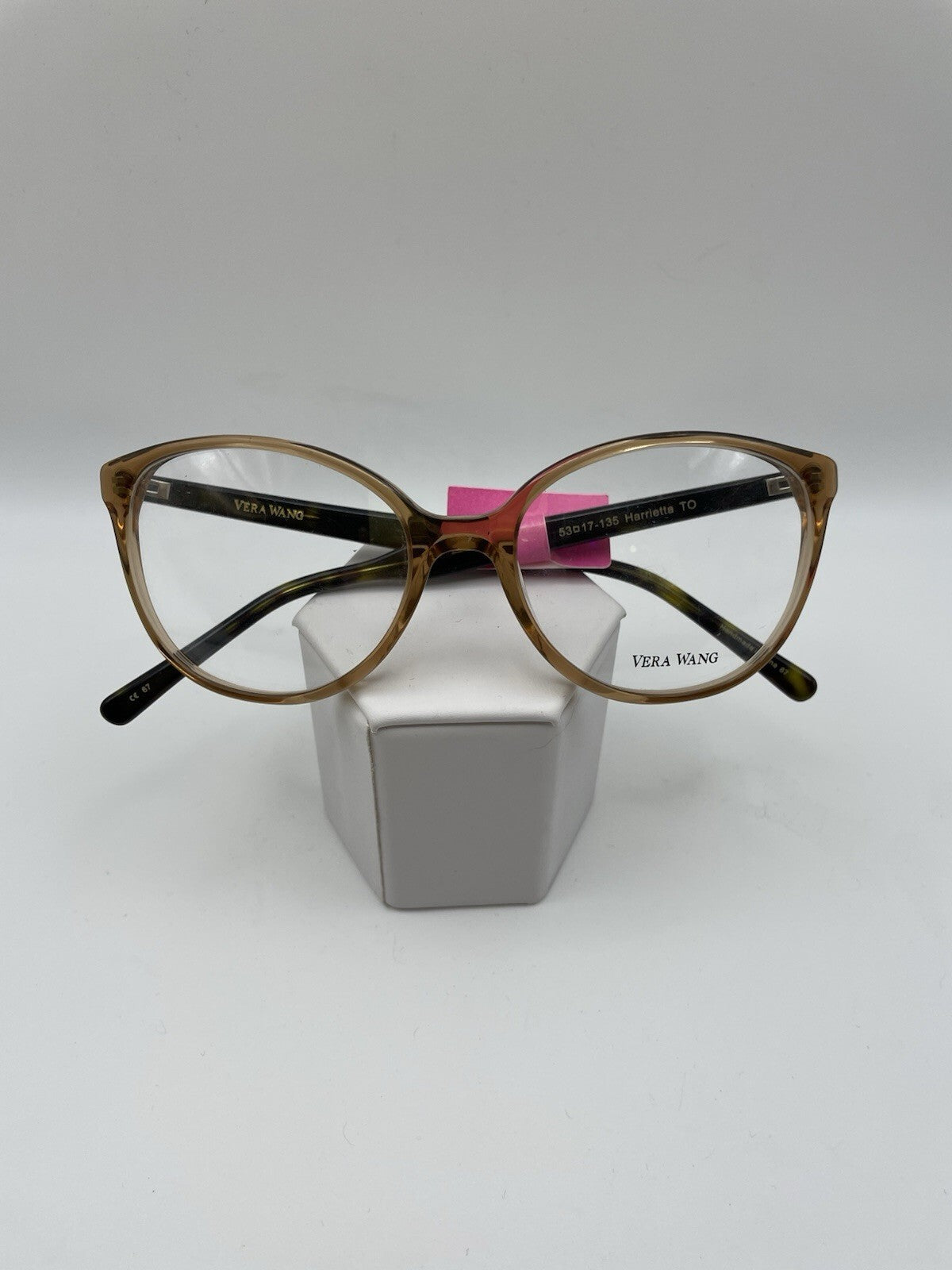 VERA WANG Brand Harrietta Model 53 Eye Brown/Crystal NEW
